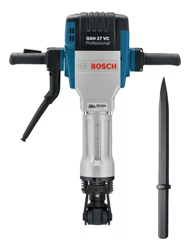 Martillo Demoledor Bosch Gsh 27 Vc - 1000 Ipm, 2000 W Color Azul Acero