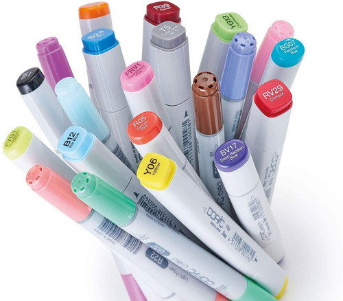 Juego 72 Marcadores De Colores Copic Marker Nivel Interme...