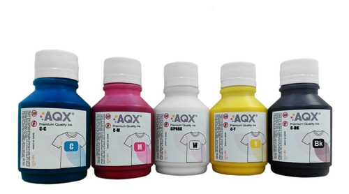 Combo Tintas Dtf 500ml Mejor Que Sublimación Aqx-tech Tinta Cmybkwh