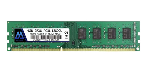 Memoria Ram Para Pc 4g Ddr3l-1600 Mhz 240 Pines Monkle 1.35