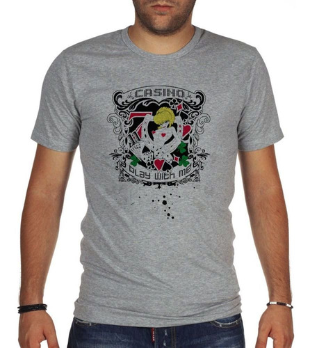 Remera De Hombre Casino Girl Play With Me Juego Apuestas