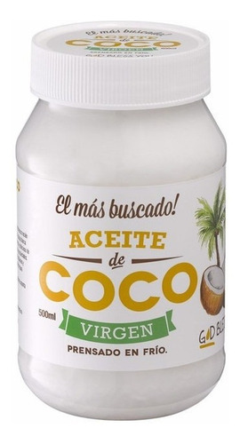 Aceite De Coco Virgen God Bless You X500ml