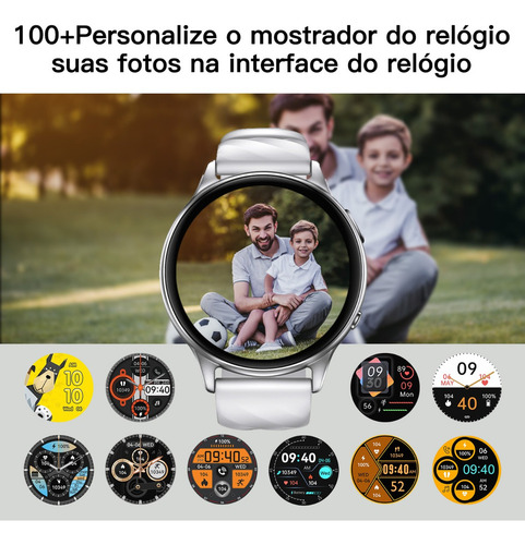 Smartwatch Gw5 Bluetooth Chamada Ip68 À Prova D'água Com Nfc