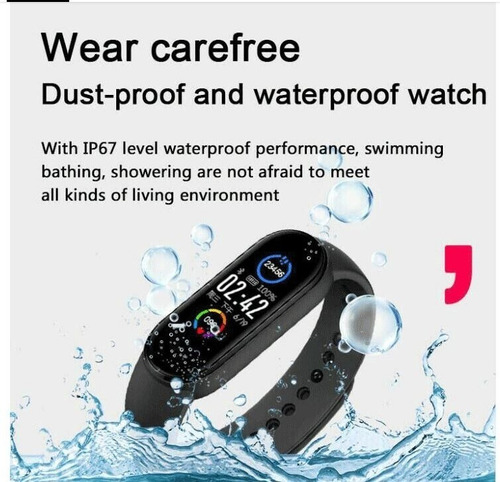 Imagen 4 de 10 de Reloj Smart Band M6 - Monitor Cardiaco - Calorias - Deportes