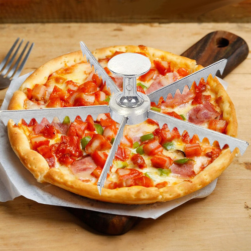 Js Divisor De Tartas Fácil De Usar Con Asas, De 5 Rebanadas