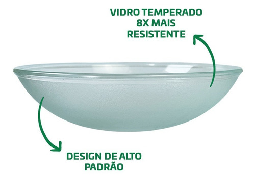Lavabo de baño de vidrio robusto Cuba | Lavabo de lujo con zafiro