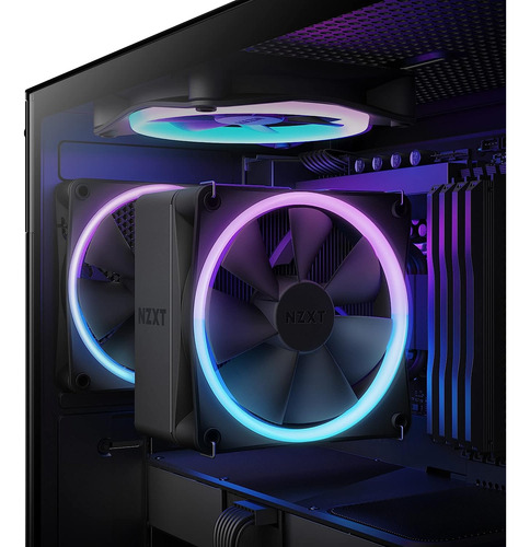Nzxt T120 Rgb Cpu Air Cooler - Rc-tr120-b1 - Conductos De...