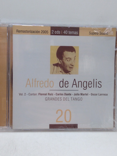 Alfredo De Angelis Grandes Del Tango N.20 Cd Nuevo