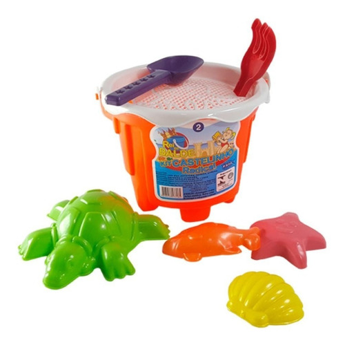 Kit 1 Baldinhos De Praia - Infantil