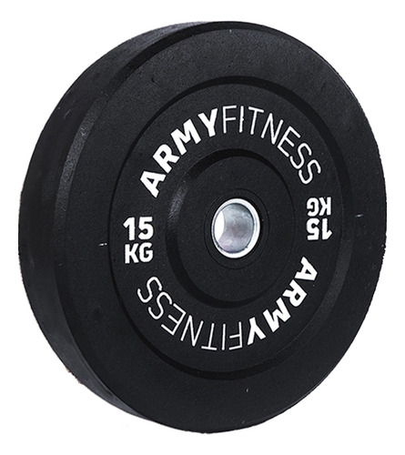 Army Disco Olímpico 15kg Bumper Caucho Reciclado