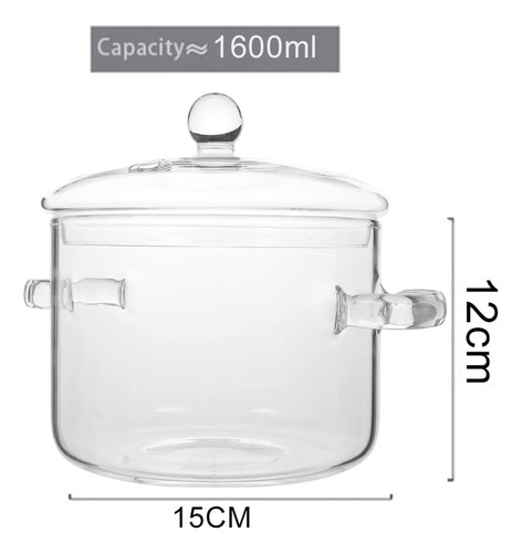Panela De Vidro Com Tampa, Panela De Fogão Com Tampa E