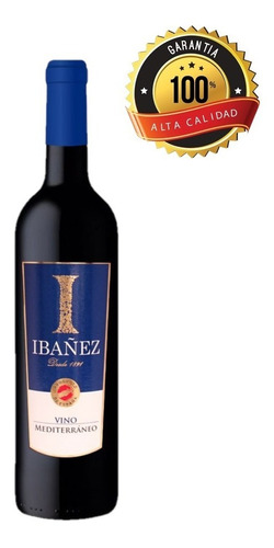 Vino Ibañez Mediterraneo Tinto - mL a $57