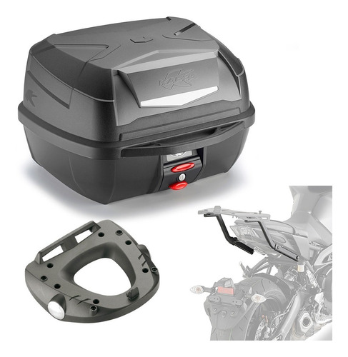 Baul Top Case Trasero 43 L Con Soporte Yamaha Mt 09 Naked