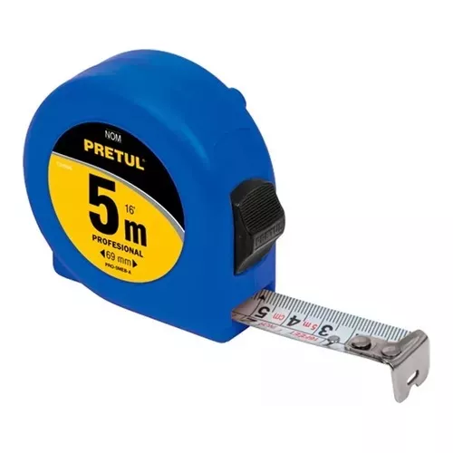 Flexometro Cinta Metrica 5 Metros 19mm Pretul - 3 Colores