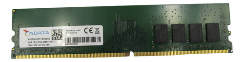 Memoria Ram Adata 8gb 1rx8 Pc4-2666v-ua2-11 Ddr4 1666mhz (Usado)