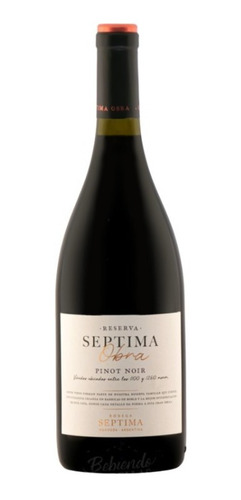 Vino Séptima Obra Reserva Pinot Noir 750 Ml - Pérez Tienda