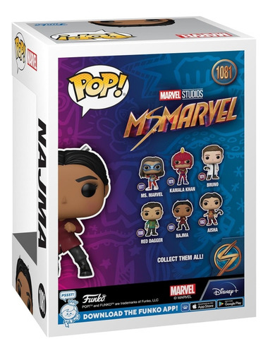 Funko Pop Marvel Ms. Marvel Najma 1081