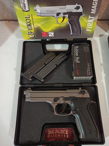 Imagen 5 de 8 de Pistola Traumatica Ekol Firat Magnum Beretta 92fs 9mm P.a.