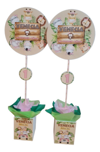Centros De Mesa Animalitos Del Bosque Modelo Nena