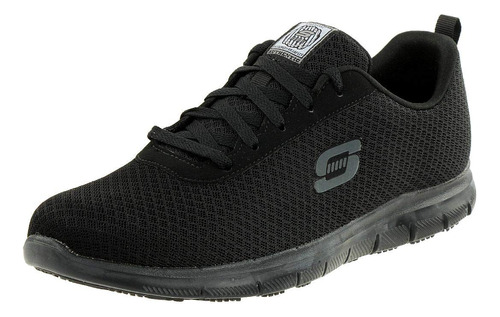 Skechers Mujer Sneaker, Black Mesh Water Y B07dgpv1n8_200324