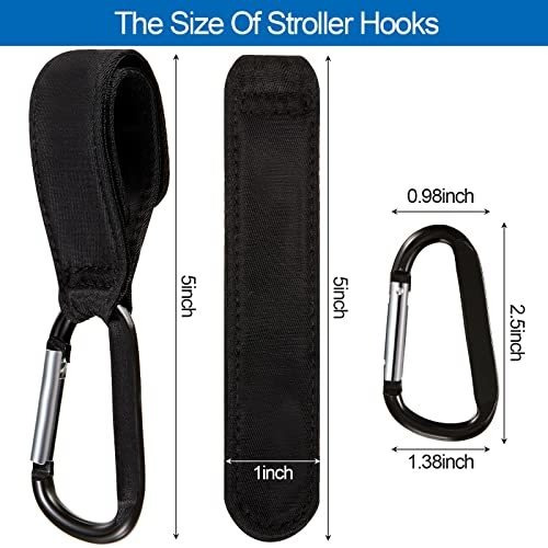 Ganchos Carrito Bebé 6 Unidades - Bolsas Pañales, Compras,