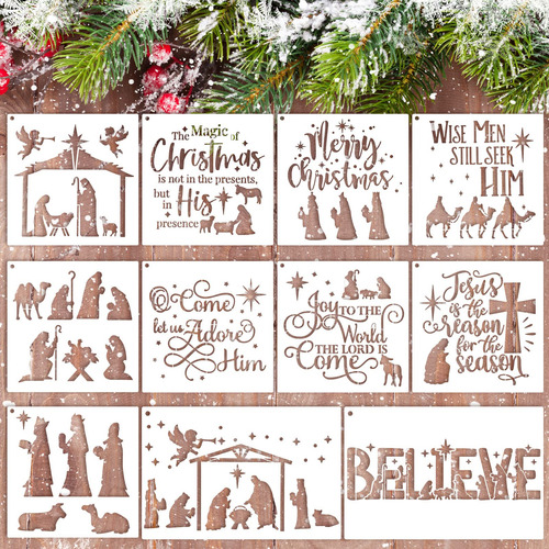 11 Plantilla Navidad Reutilizabl Natividad Jesus Religiosa 6