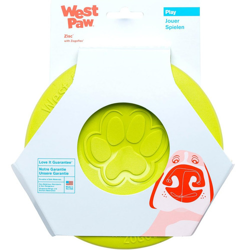 West Paw Zogoflex Zisc Dog Frisbee, Disco Aerodinámico Volad