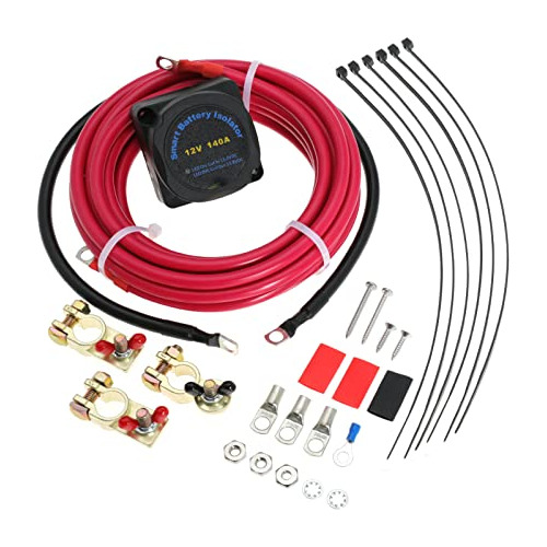 Kit De Aislador De Batería Doble De 12v Y 140 Amperios...