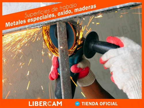 Imagen 8 de 10 de Set X10 Disco Abrasivo Flap 115mm Grano 40/60/80/100