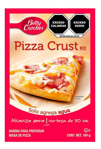Harina Para Masa De Pizza Betty Crocker Pizza Crust 184 G