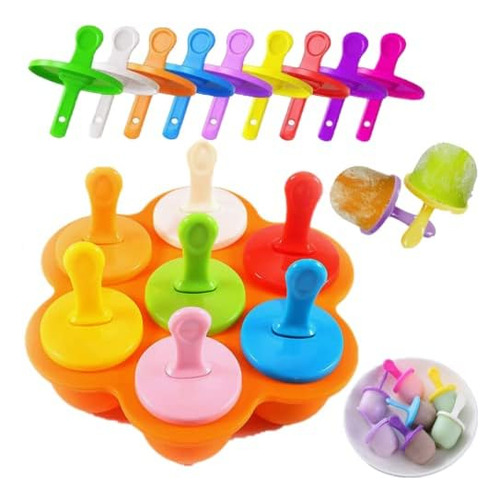Moldes De Silicona Para Paletas, Mini Molde Para Paletas De