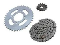 Comprar Kit Relação Corrente Coroa E Pinhão   Marva Onix 50cc