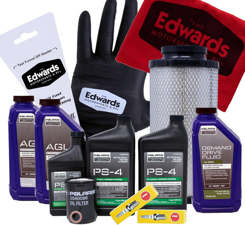 Kit De Cambio De Aceite Edwards Polaris Rzr 4 1000, Rzr...