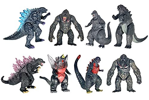 Twcare Set Of 8 King Kong Vs Godzilla Juguetes De Ws5mp