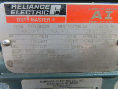 Baldor P18g3897b Motor 1.5hp 460v 184c 3phase 1755rpm Ne Ccm