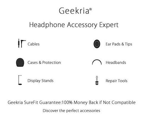Imagen 3 de 8 de Geekria Earpads Para Sony Mdr-7506, Mdr-v6, Mdr-cd900st