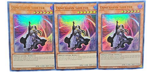 Dimension Shifter Set De 3 Cartas Yugioh! Inglés Ultra Rare
