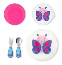 Comprar Kit de alimentación Zoo Butterfly, kits de tallas Skip Hop, color rosa