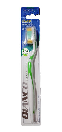 Escova Dental Clean Action Bianco Macia 35 Mm - Verde