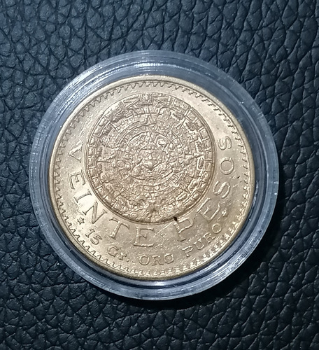 Moneda De 20 Pesos Oro, Azteca De Oro Año 1917