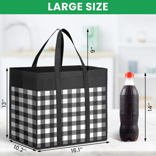 Bolsas Reutilizables Para Comestibles, Paquete De 5, Grandes
