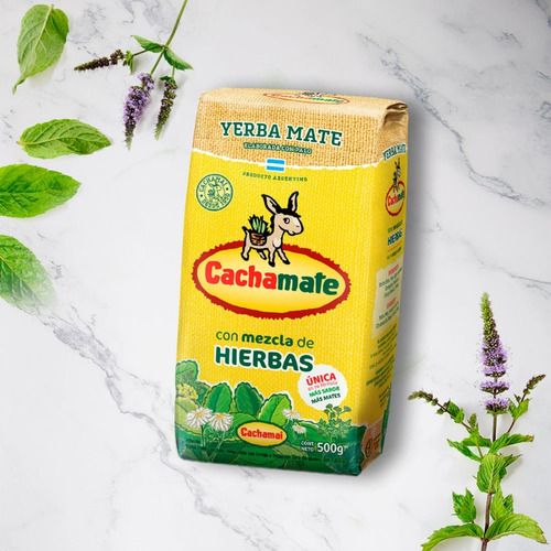 Imagen 2 de 8 de Yerba Cachamate Mate Con Palo Con Mezcla De Hierbas