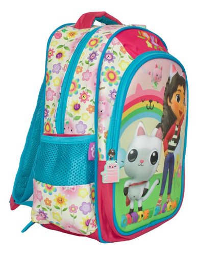 Mochila Kinder Niña Gabbys Dollhouse 100% Original Con Suave Textura