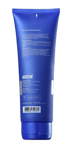 Shampoo Hidratante Lowell Violet Platinum 240ml