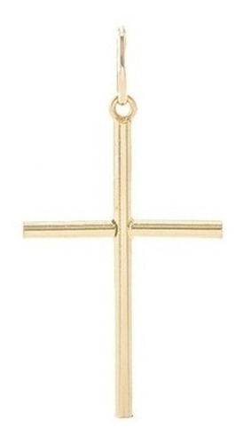 Pingente Crucifixo Em Ouro Grande  18k  5.0cm X 2.5cm *