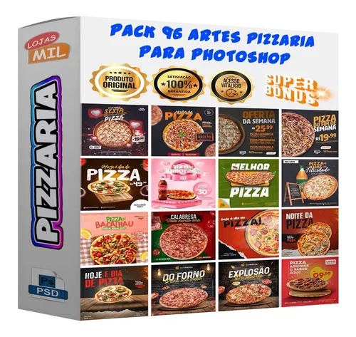 Pack 49 artes Hamburgueria editável PSD