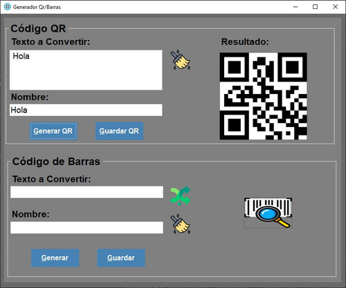 Generador De Código Qr Y Código De Barras Barcode729