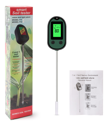 Medidor De Ph Para Jardinería, Humedad, Acidez, Humedad Y Su