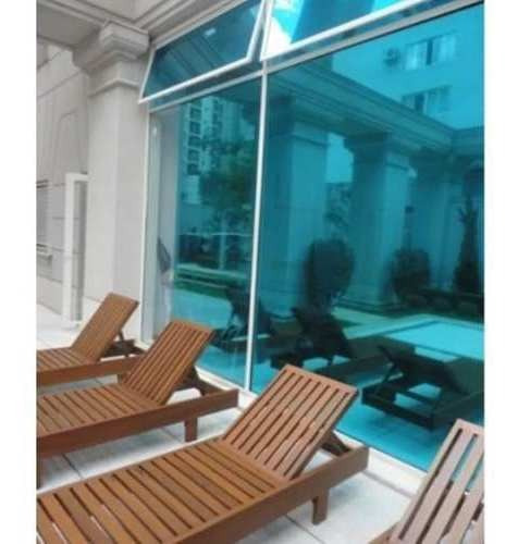 Película Azul 1,52 X 5 Mts Espelhada Controle Solar Com Nf