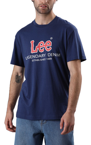 Polera Lee Hombre Legendary Tee Azul